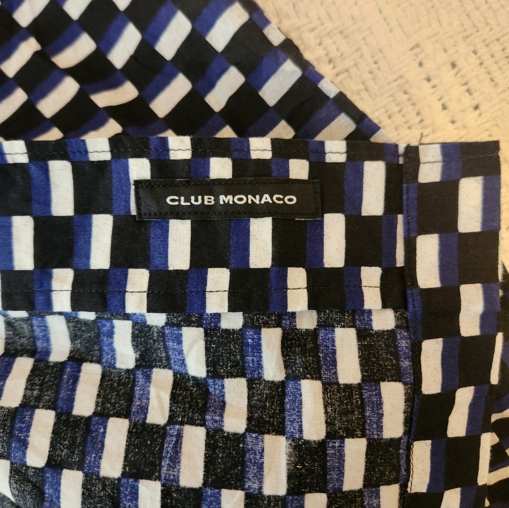 THREE Men's Club Monaco Short Sleeve Button Up Shirts Size Small - Picture 16 of 16